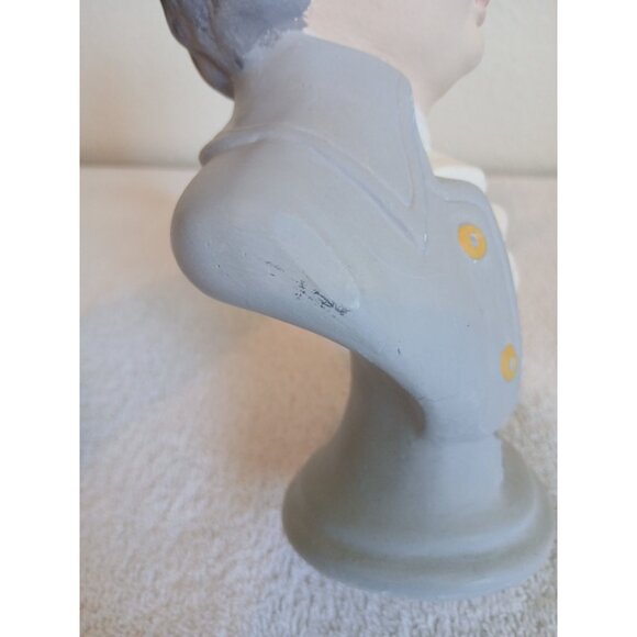 Mozart Ceramic Bust Vintage Classical Music Figurine Home Decor Collectible - Picture 3 of 10